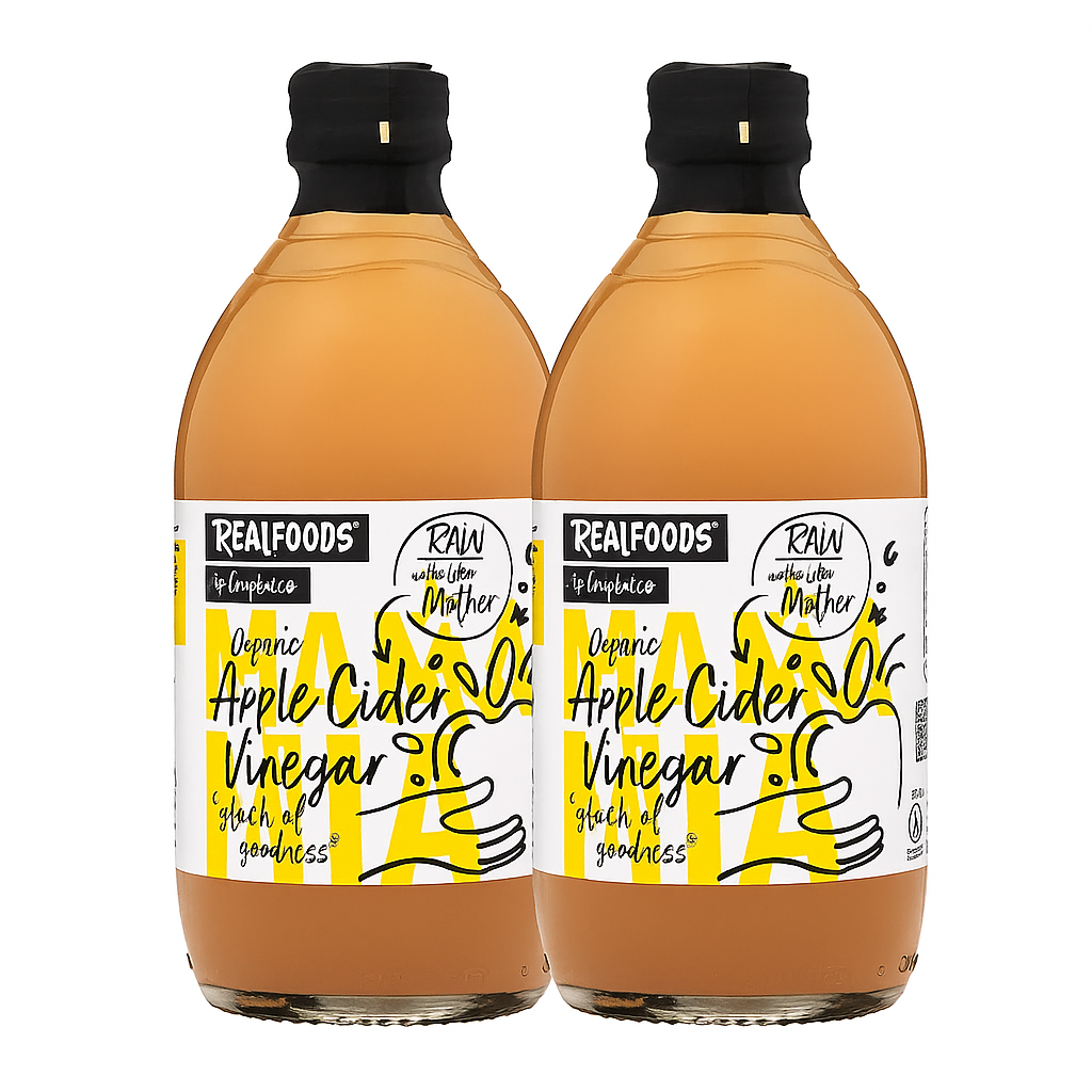 Organico Organic Raw Apple Cider Vinegar 500ml (Pack of 2)