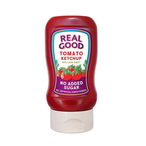 Real Good Tomato Ketchup No Added Sugar 310g (Pack of 6)
