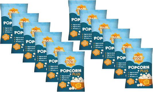 Marigold Popcorn Plus with Engevita Nutritional Yeast 20g (Pack of 12)