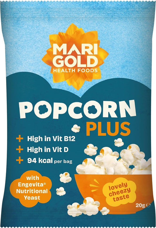 Marigold Popcorn Plus with Engevita Nutritional Yeast 20g (Pack of 6)