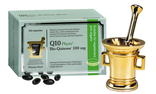 Pharma Nord Q10 Green Bio-Quinone - 100mg (VEGAN) 150 Capsules (Pack of 2)
