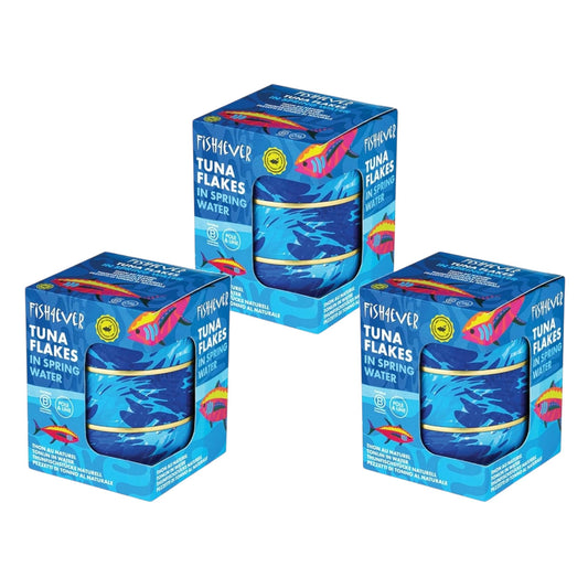 Fish4Ever Azores Skipjack Tuna Flakes in Spring Water 160g (Pack of 9)