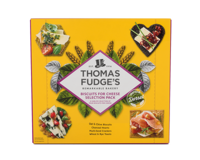 Thomas Fudges Biscuits For Cheese Selection Pack 300g (Pack of 12)