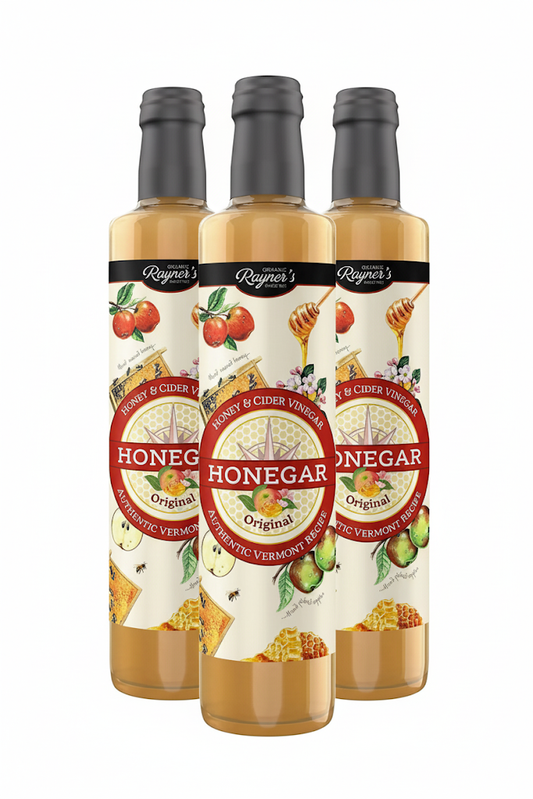 Rayner's Honegar Honey and Cider Vinegar 500ml (Pack of 3)