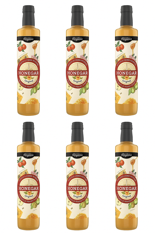 Rayner's Honegar Honey and Cider Vinegar 500ml (Pack of 6)