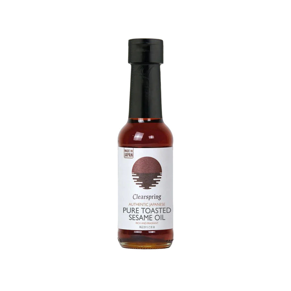 Clearspring Organic Pure Toasted Sesame Oil 150ml (Pack of 6)