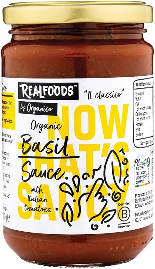Organico Organic Tomato & Basil Sauce - 500g