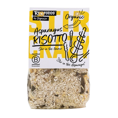 Organico Organic Asparagus Risotto Rice, 250g