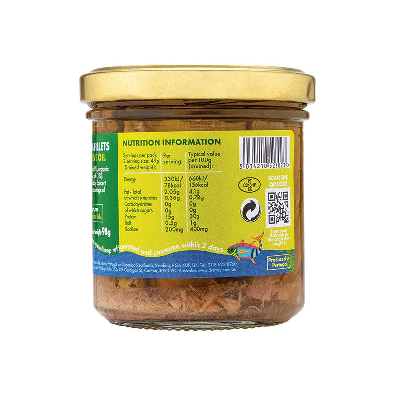 Fish 4 Ever Skipjack Tuna Fillets In Olive Oil - 150g (Pack of 6)