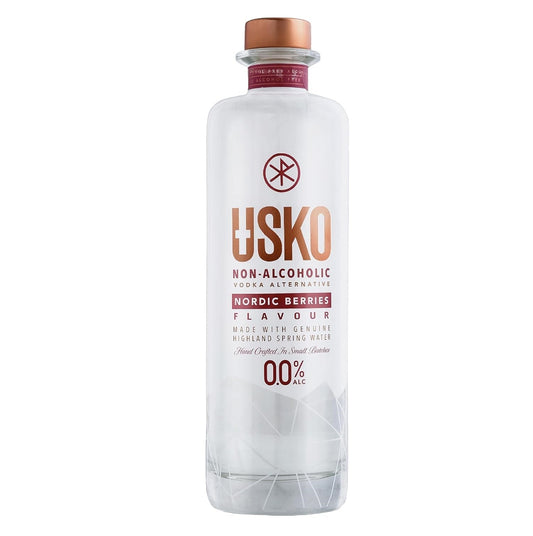 Usko Berries Alcohol Free Vodka 70cl (Pack of 6)