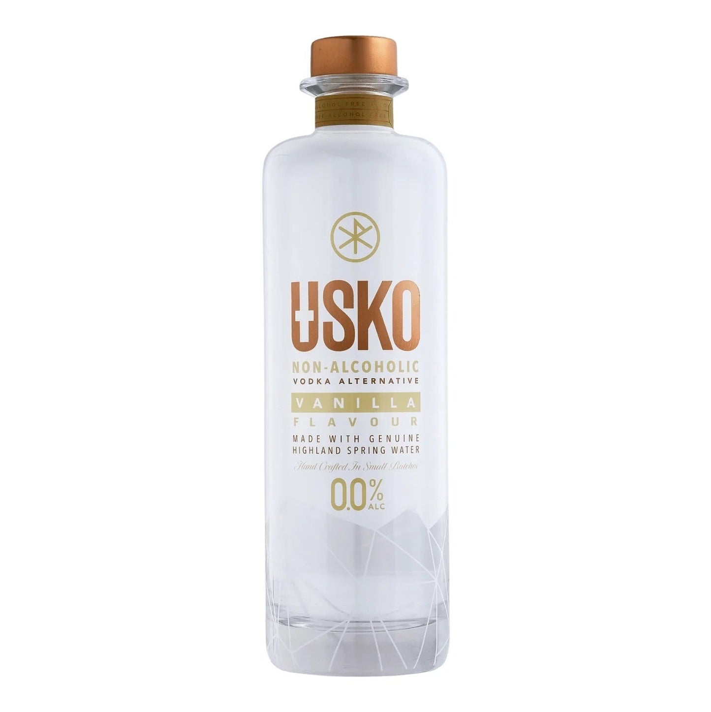 Usko Vanilla Alcohol Free Vodka 70cl (Pack of 6)