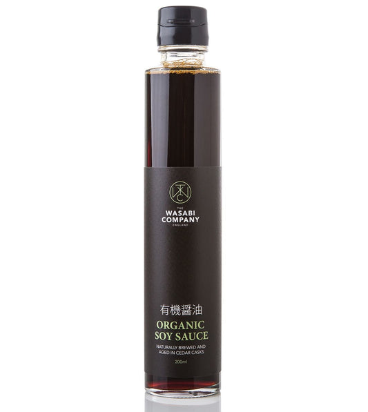Wasabi Company Premium Organic Soy Sauce 200ml (Pack of 6)