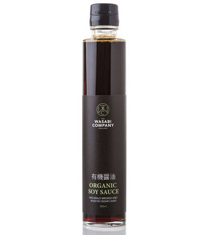 Wasabi Company Premium Organic Soy Sauce 200ml (Pack of 6)