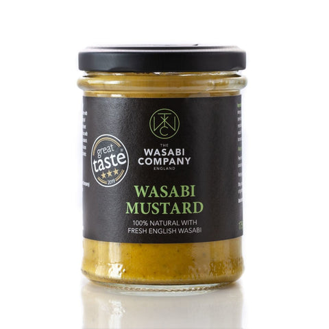 Wasabi Company Mustard With Fresh Wasabi 175g (Pack of 6)