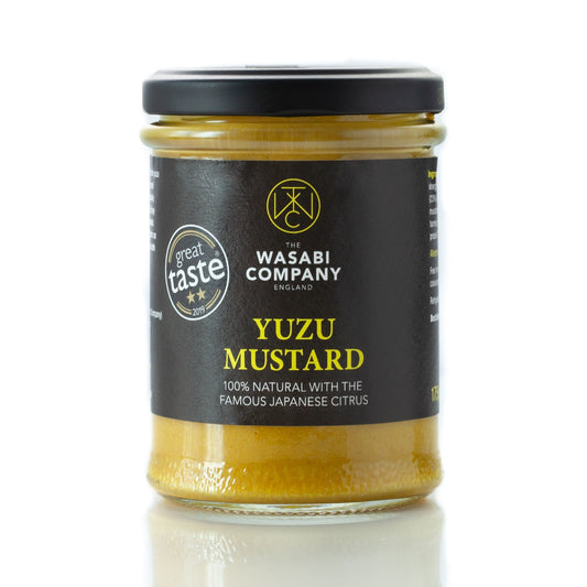 Wasabi Company Mustard With Yuzu Citrus 175g (Pack of 6)