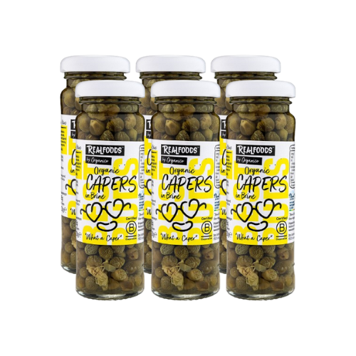Organico Capers in Brine 100g (Pack of 6)
