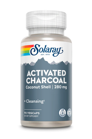 Solaray Activated Charcoal 280mg 90 Vcaps