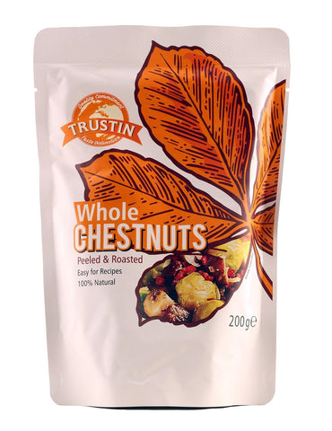 International Favourites Peeled Roasted Chestnuts 200g (Pack of 12)