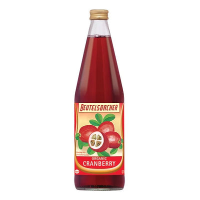 Beutelsbacher Demeter Cranberry Fruit Drink 750ml (Pack of 6)