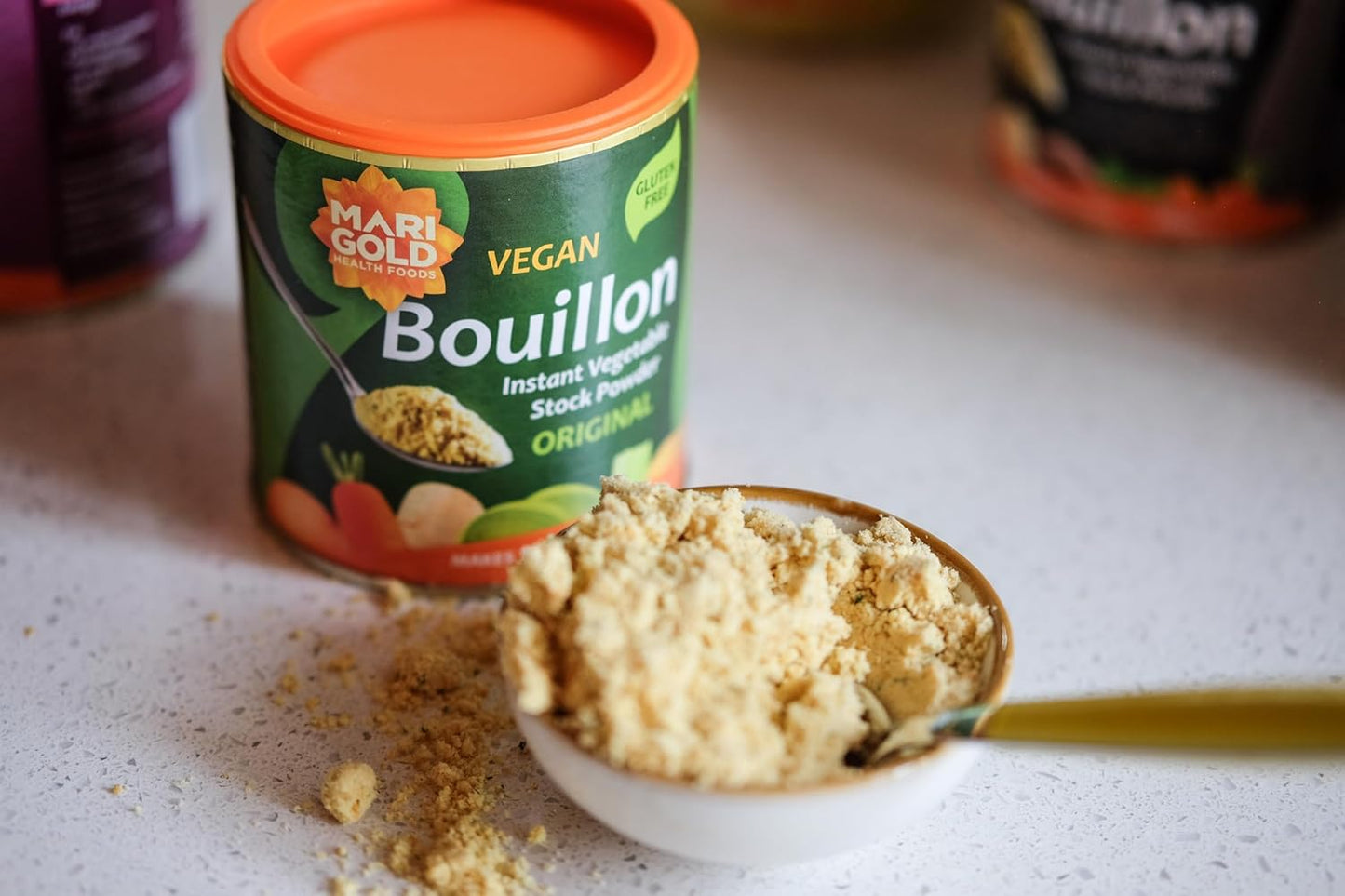 Marigold Vegan Bouillon Instant Vegetable Stock Powder Original, 150g (Pack of 2)