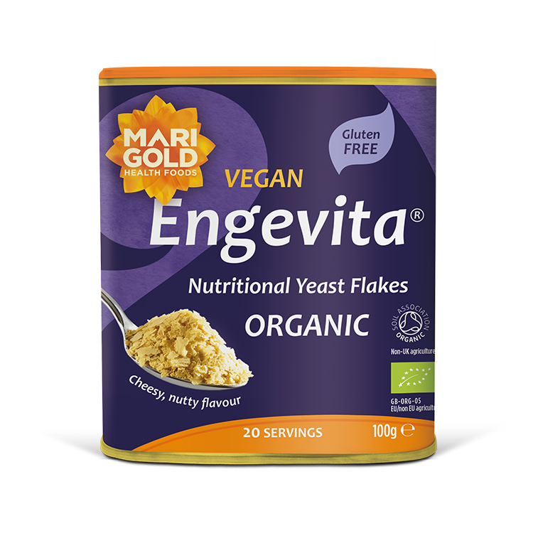 Marigold Vegan Engevita Nutritional Yeast Flakes Organic, 100g