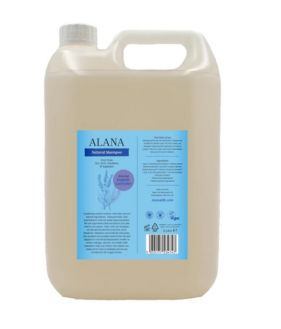 Alana English Lavender Natural Shampoo 5L (Pack of 4)