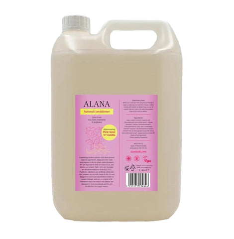 Alana Pink Rose & Vanilla Natural Conditioner 5L (Pack of 4)