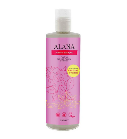 Alana Rose & Vanillla Natural Shampoo Convenience/Travel Bottle 100ml