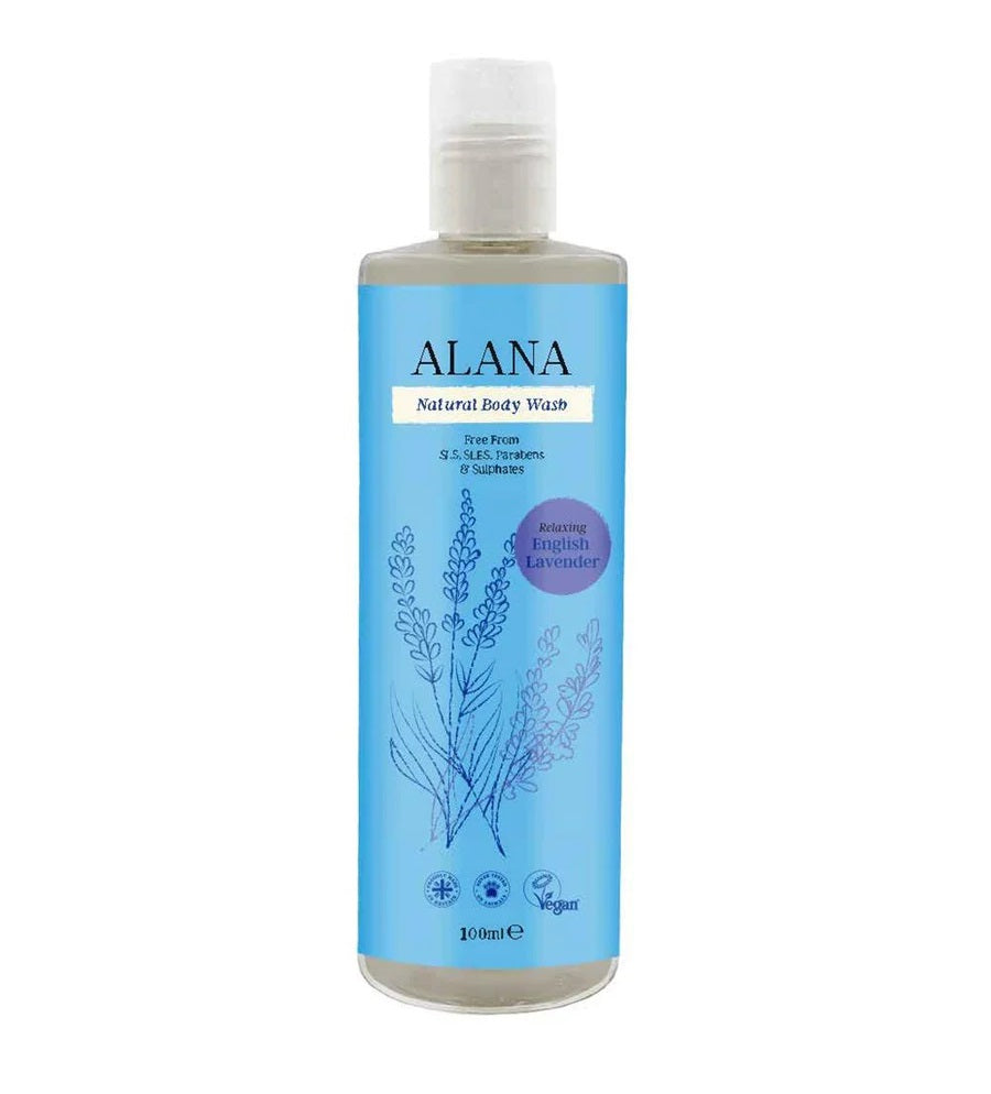 Alana Lavender Natural Body Wash Convenience/Travel Bottle 100ml