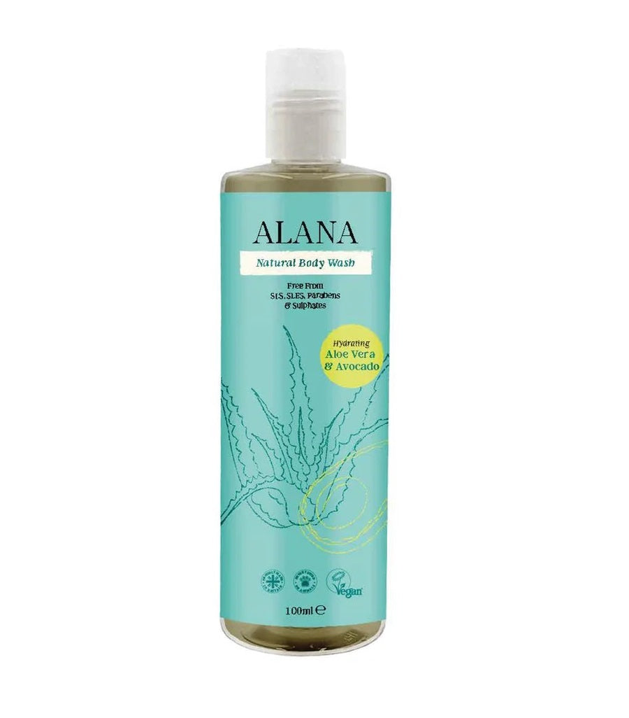 Alana Aloe and Avocado Body Wash Convenience/Travel Bottle 100ml