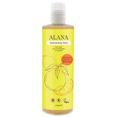 Alana Citrus Natural Body Wash Convenience/Travel Bottle 100ml
