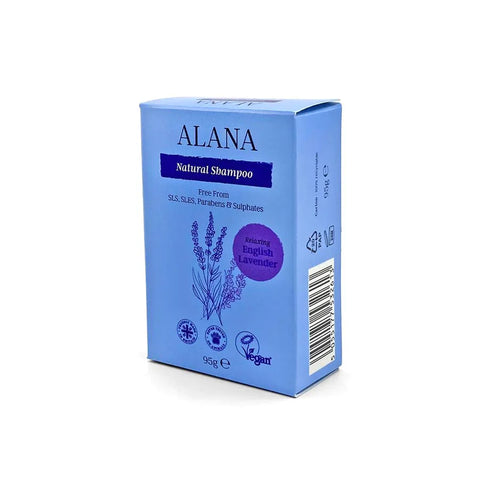 Alana English Lavender Natural Shampoo Bar 95g (Pack of 6)