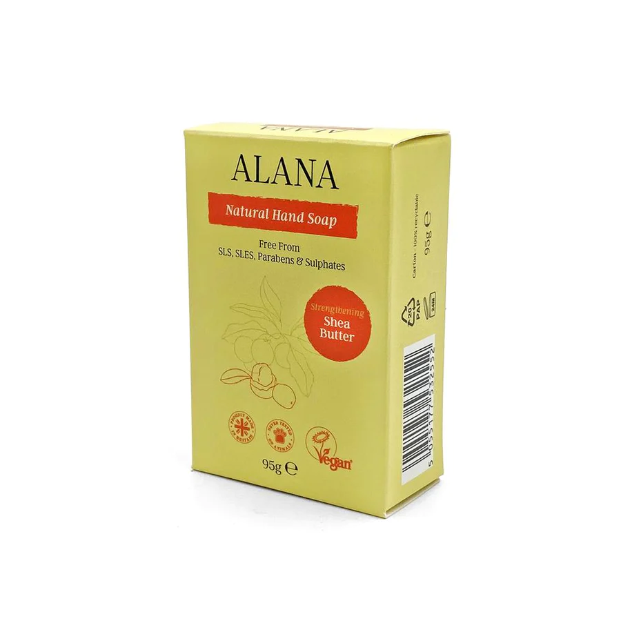 Alana Shea Butter Natural Hand Soap Bar 95g (Pack of 6)