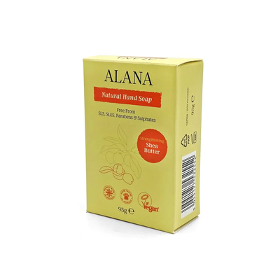 Alana Shea Butter Natural Hand Soap Bar 95g (Pack of 6)
