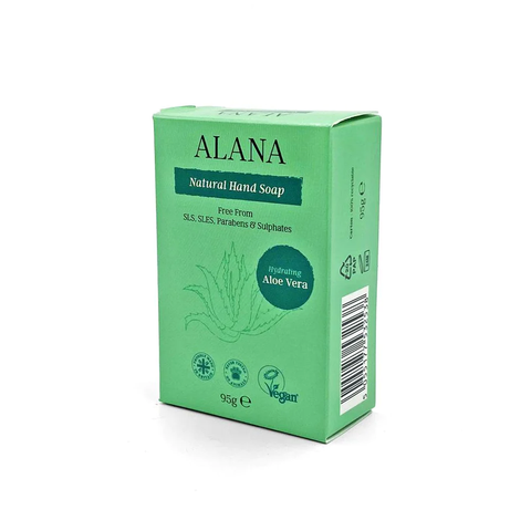 Alana Aloe Vera Natural Hand Soap Bar 95g (Pack of 6)