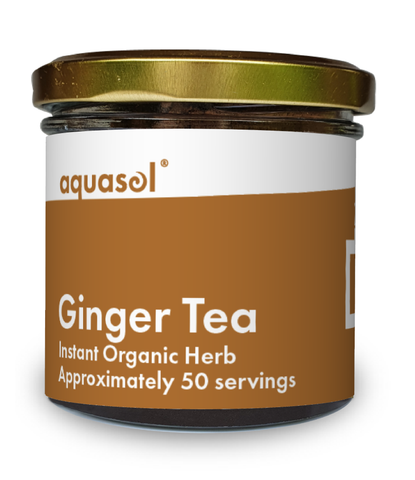 Aquasol Organic Ginger Rhizome Instant Herbal Tea 20g (Pack of 12)