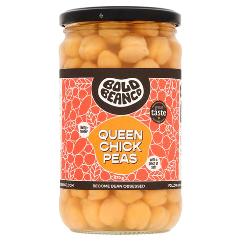 Bold Bean Co Queen Chickpeas 570g (Pack of 6)