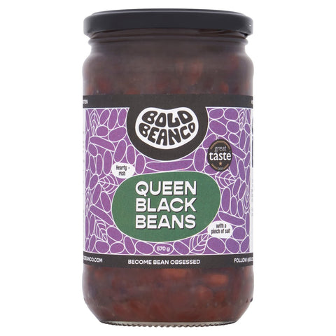 Bold Bean Co Queen Black Beans 570g (Pack of 6)