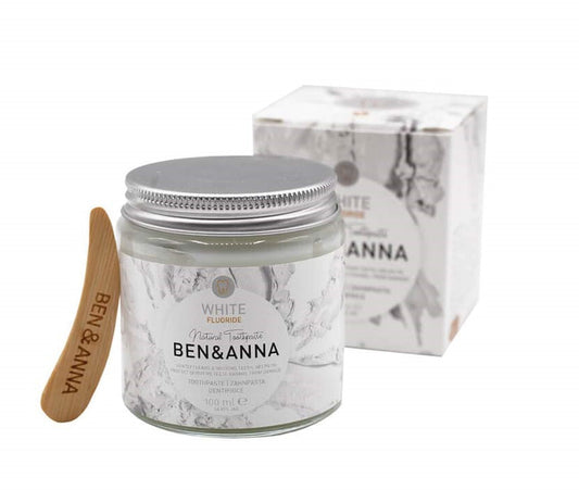 Ben & Anna Toothpaste White (With Fluoride) 100ml (Pack of 6)