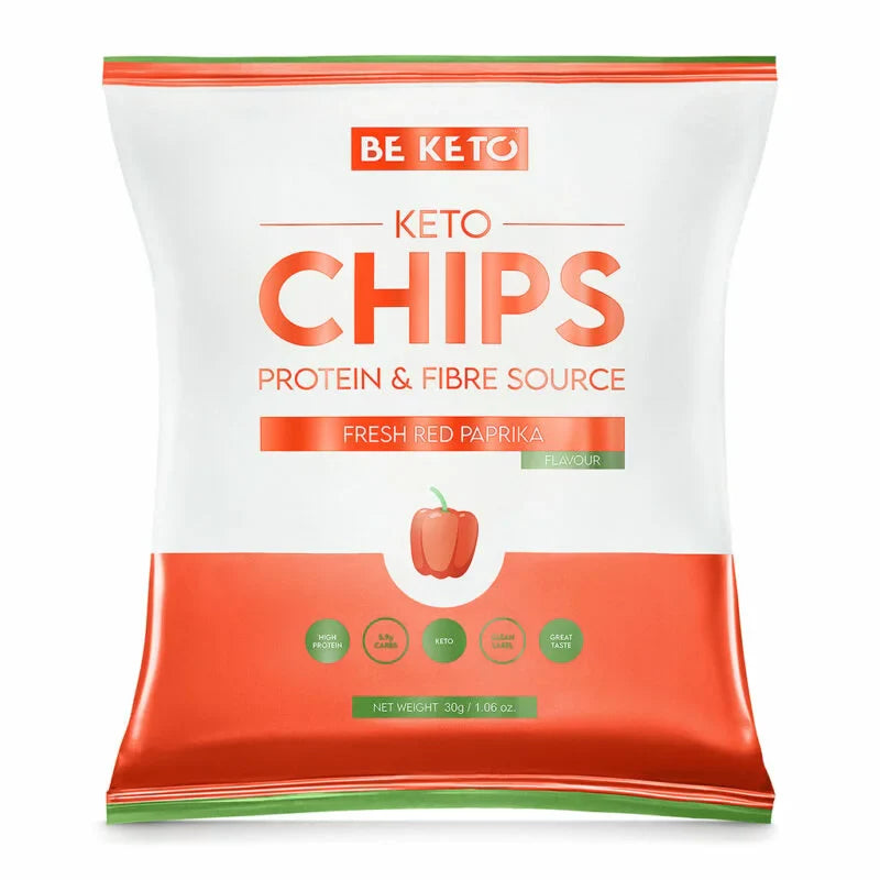 Beketo Keto Chips Fresh Red Paprika 30G (Pack of 50)