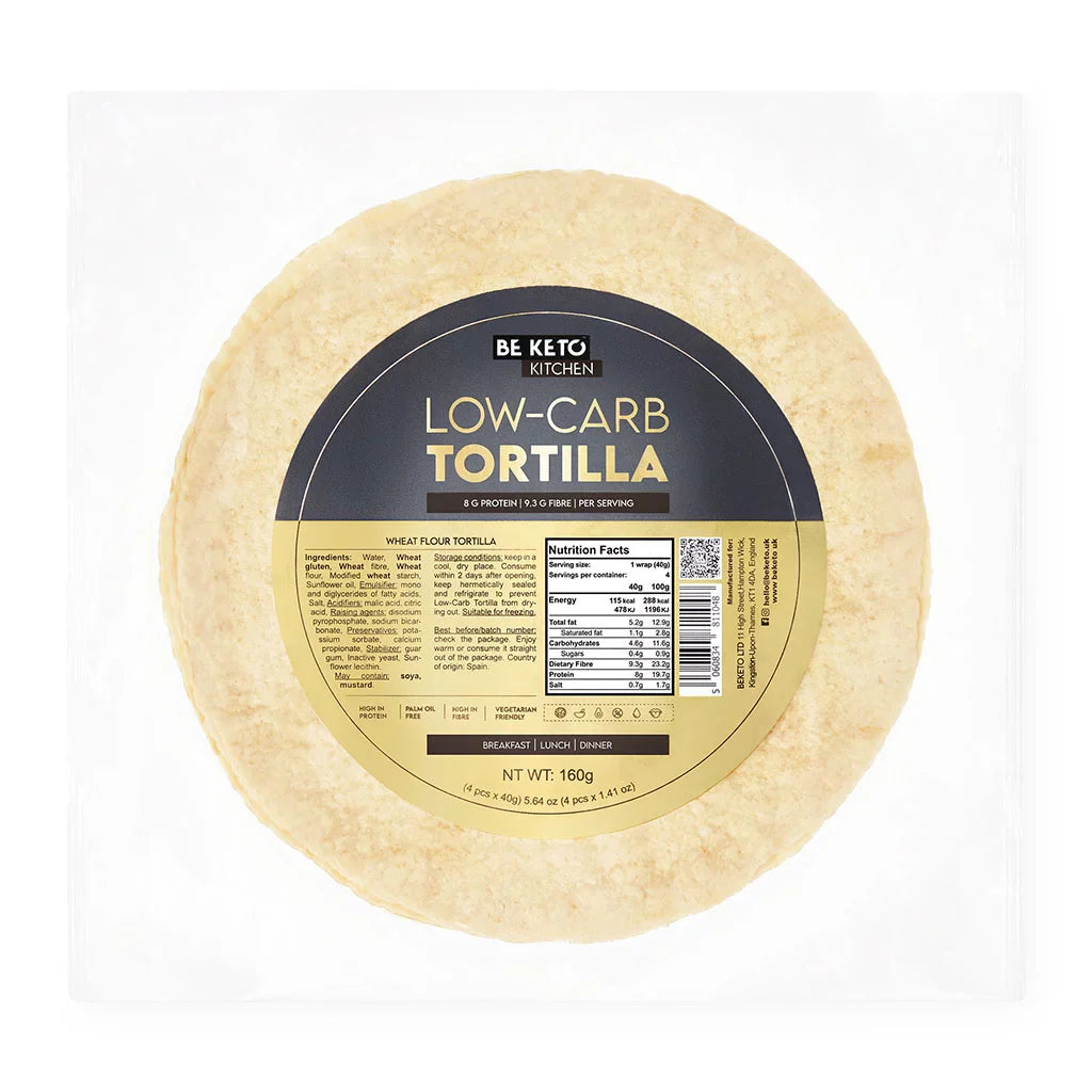Beketo Keto Low Carb Tortilla 4X40G