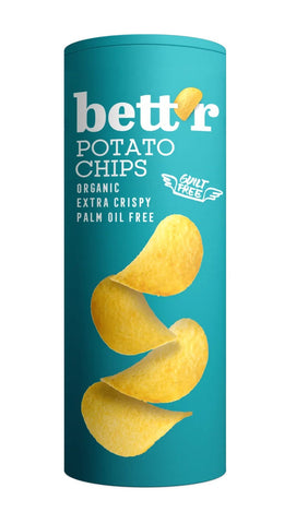 Bettr Organic Salted Potato Chips 160g (Pack of 15)