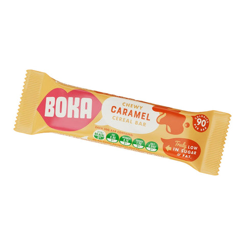 Boka Vegan Caramel Cereal Bar 30g (Pack of 24)