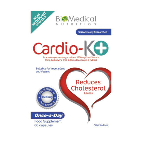 Bio Medical Cardio-K+ (Cholesterol Management) 60 Capsules (Pack of 48)