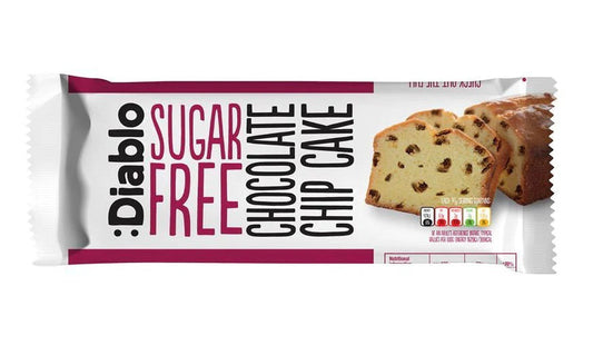 Diablo Sugar Free Chocolate Chip Cake 200g (Pack of 8)
