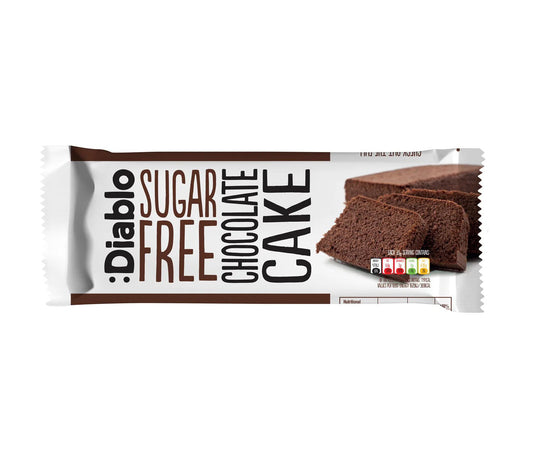 Diablo Sugar Free Chocolate Flavour Cake 200g (Pack of 8)