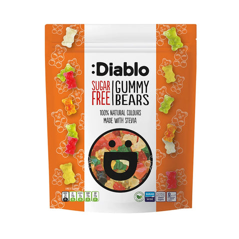 Diablo Sugar Free Gummy Bears 75g (Pack of 16)