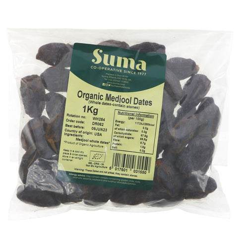 Suma Bagged Down - Organic Medjool Dates 1kg