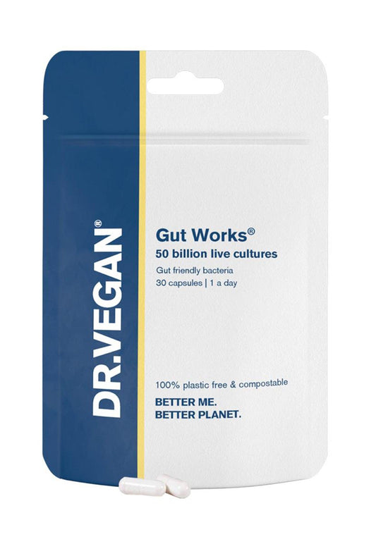 Dr.Vegan Gut Works Pre & Probiotic 50Bn Cfu 30 Caps