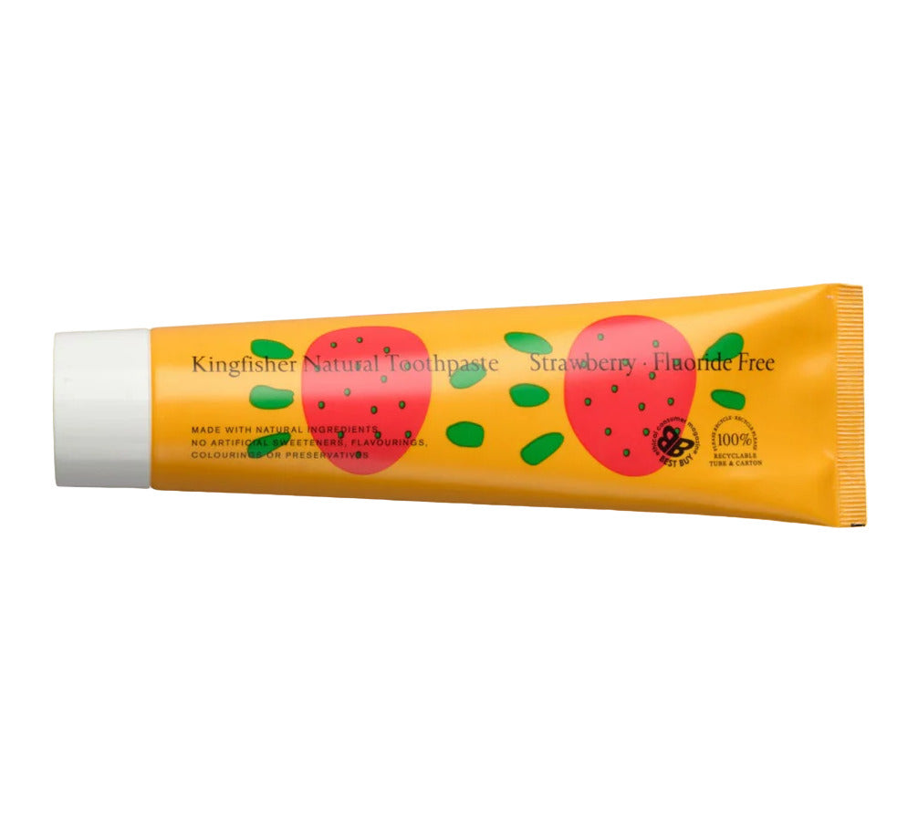 Kingfisher Kids Strawberry Fluoride Free 100ml (Pack of 12)